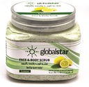 GlobalStar Globalstar Sugar Scrub Lemon Face And Body Wash