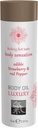 Shiatsu Luxury Body Oil Edible, Strawberry And Red Pepper, 95 G