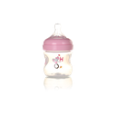 Baby Zone plastic feeding bottle with anti-drip nipple 120 ml