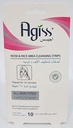 Agiss Nose & Face Area Cleansing Strips 10pcs Age To Clean The Nose And Face 10 Stickers