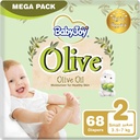 Babyjoy Healthy Skin Mega Pack Small, Size 2, 68 Count, 3.5 , 7 Kg