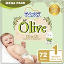 Babyjoy Healthy Skin Mega Pack Newborn, Size 1, 72 Count, Up To 4 Kg