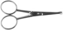 Titania 1050/15 Nose Hair Scissors, Silver