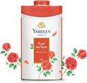 Yardley London Royal Red Rose Perfumed Talcum Body Powder, All Day Floral Rose Fragrance, 250gm
